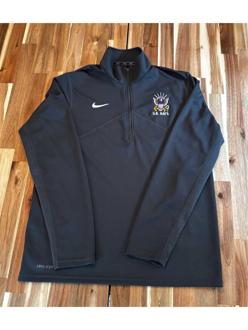 Nike U.S. Navy Dri-FIT Dark Charoal Pullover Sweatshirt Medium (2122)